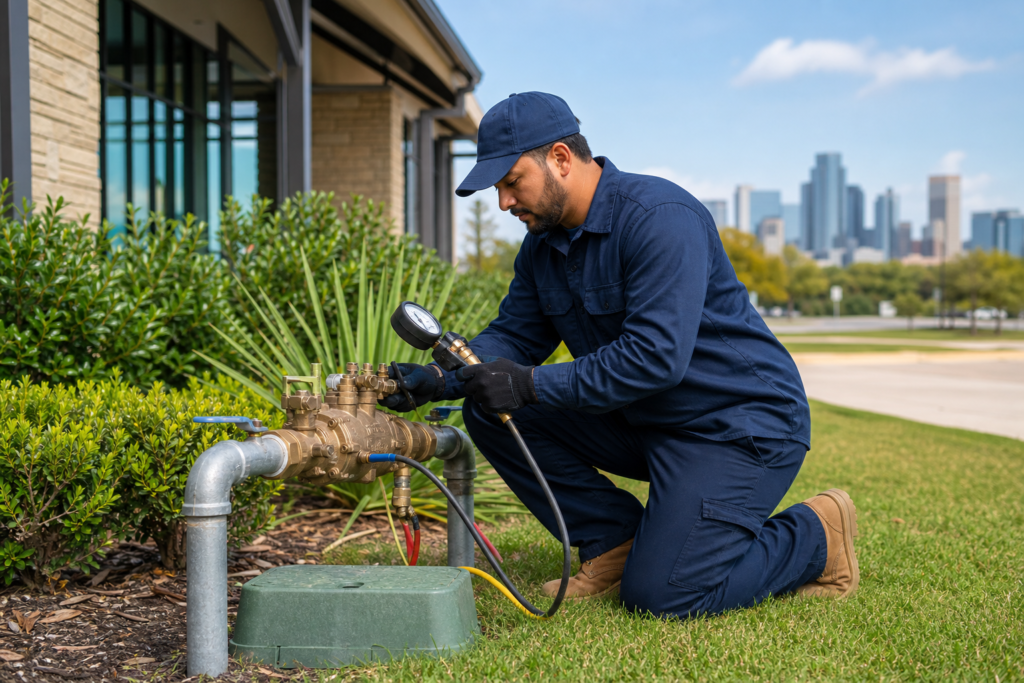 Enhancing Outdoor Spaces with Backflow Prevention Testing Services in Vickery Meadow, TX