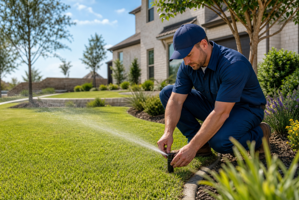 Enhancing Outdoor Spaces with Sprinkler Systems Services in Allen, TX