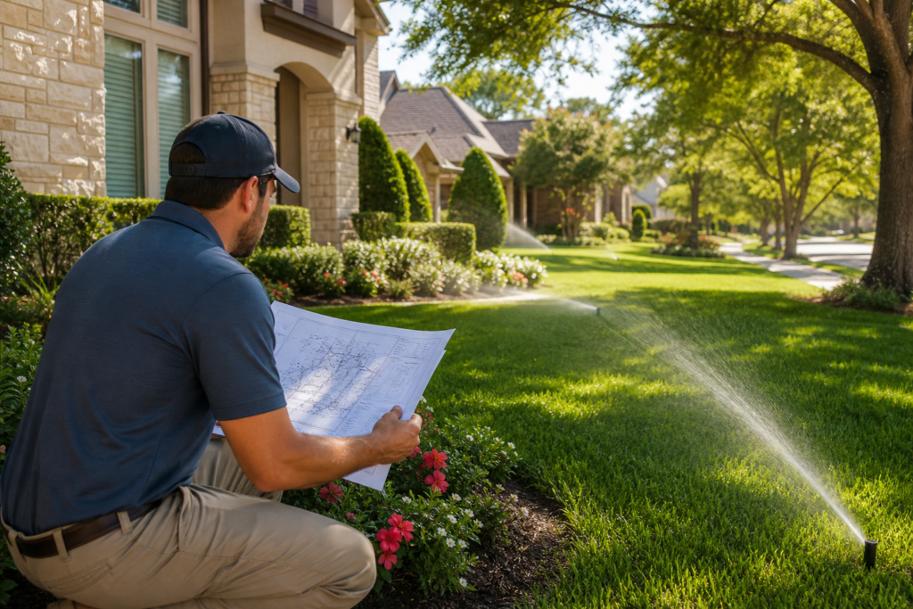 Expert Sprinkler Design Services in NorthEast Dallas, TX