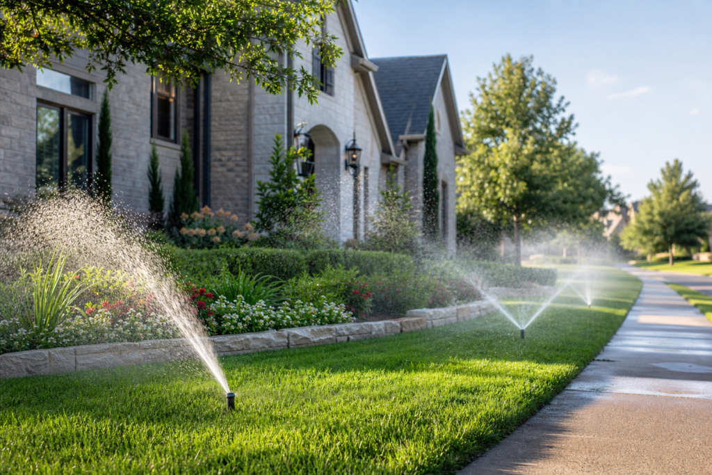 Local Sprinkler Design Services for Homes & Businesses in North Dallas, TX