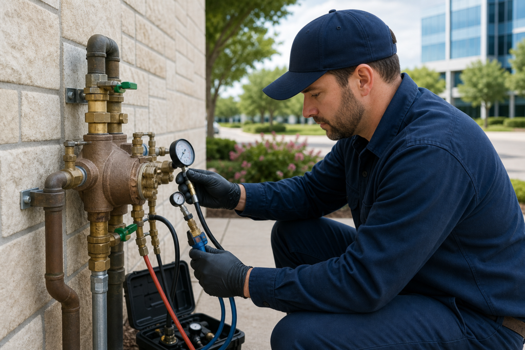 Professional Backflow Prevention Testing Services for Residents & Businesses in North Dallas, TX